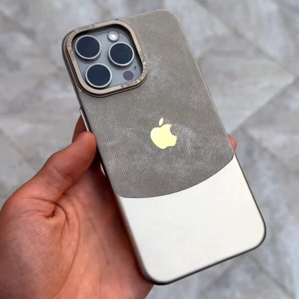 Coque de protection en denim premium pour iPhone