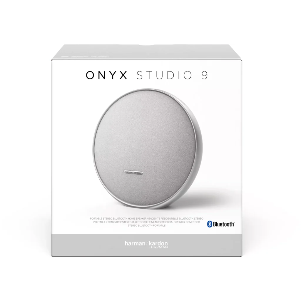 Harman Kardon Onyx Studio 9 – enceinte Bluetooth stéréo 50 W, autonomie 8 h, design élégant