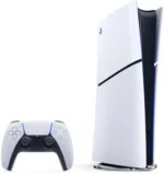 Sony PS5 Slim 1 To – console de jeu 4K 120 Hz, lecteur Blu‑ray UHD